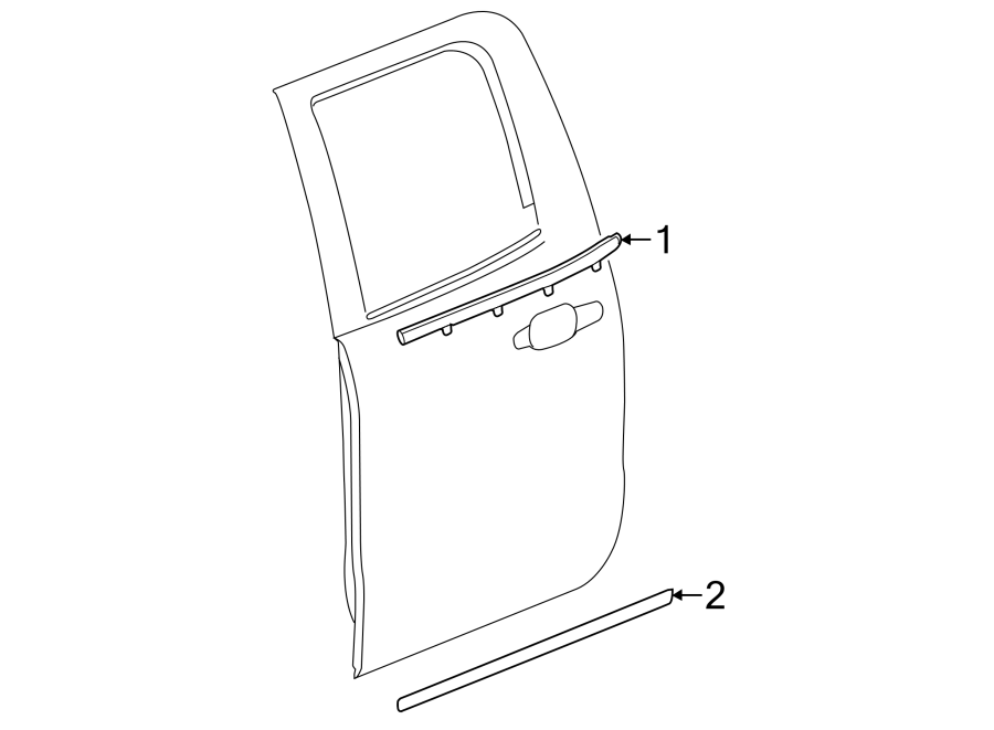 2REAR DOOR. EXTERIOR TRIM.https://images.simplepart.com/images/parts/motor/fullsize/GH14628.png