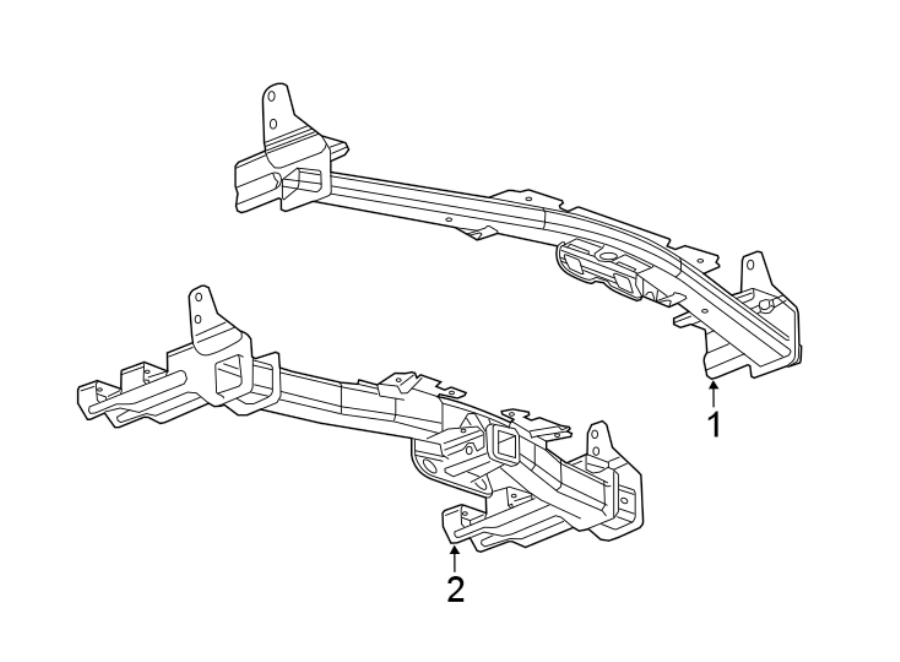 REAR BUMPER. TRAILER HITCH COMPONENTS.