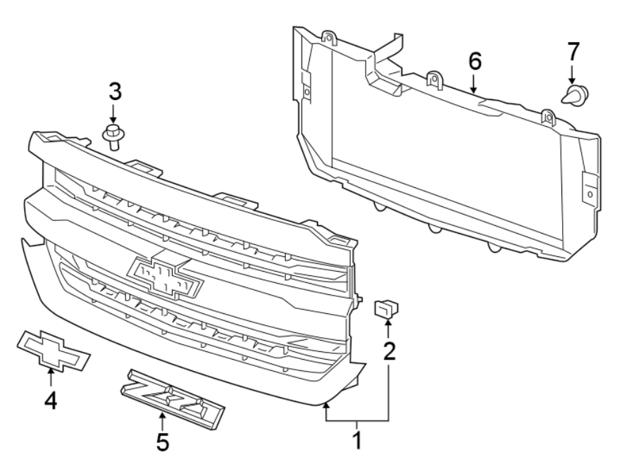 1Grille & components.https://images.simplepart.com/images/parts/motor/fullsize/GH14780.png