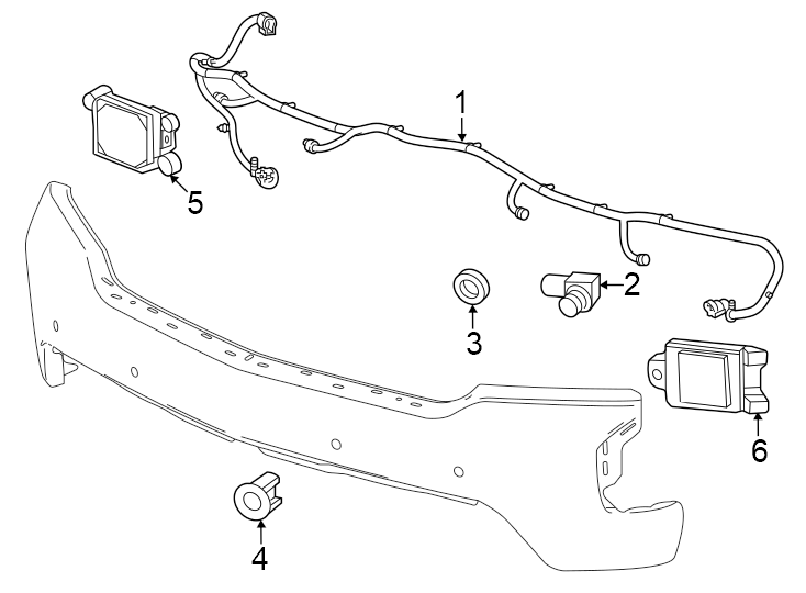 5Front bumper. Electrical components.https://images.simplepart.com/images/parts/motor/fullsize/GH19016.png