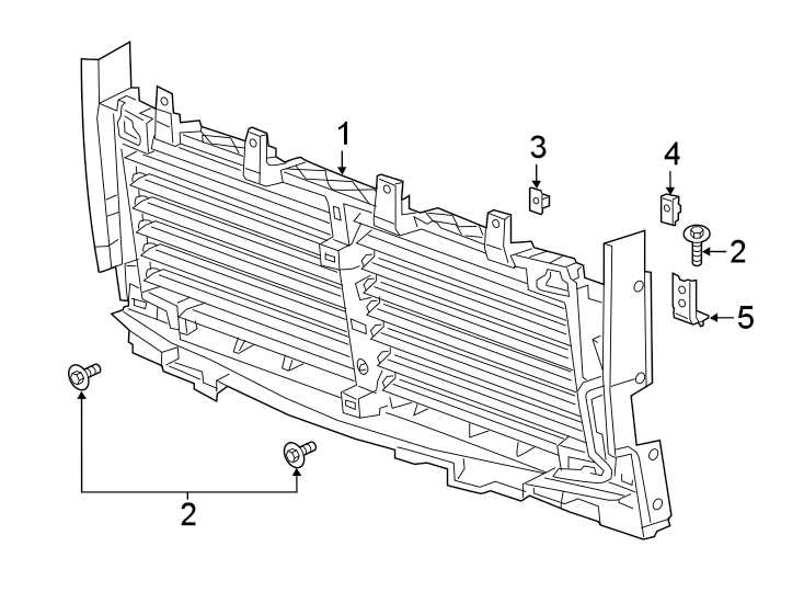 Diagram FRONT PANELS. for your 2005 Chevrolet Classic   