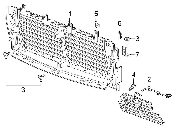 Diagram FRONT PANELS. for your 2005 Chevrolet Classic   