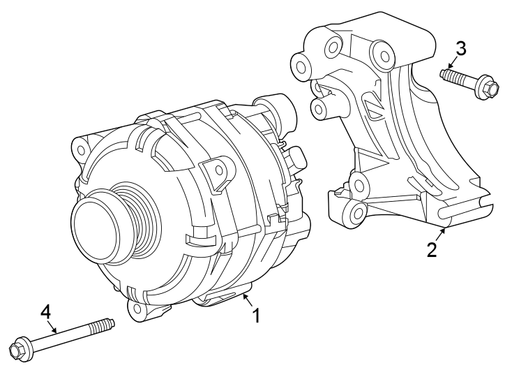 Diagram ALTERNATOR. for your Chevrolet Silverado  