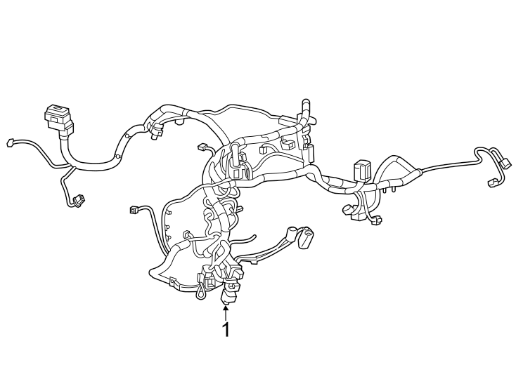 Diagram WIRING HARNESS. for your 2005 Chevrolet Silverado   