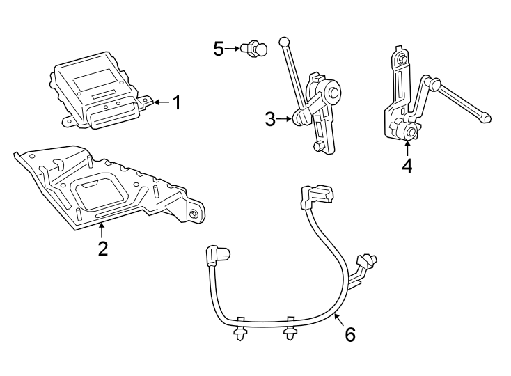 Diagram ELECTRICAL COMPONENTS. for your 2016 GMC Sierra 2500 HD 6.0L Vortec V8 FLEX A/T 4WD SLE Extended Cab Pickup Fleetside 