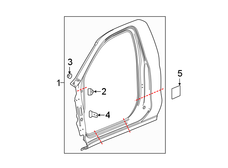 Diagram UNISIDE. for your 2021 GMC Sierra 2500 HD  SLE Extended Cab Pickup Fleetside 