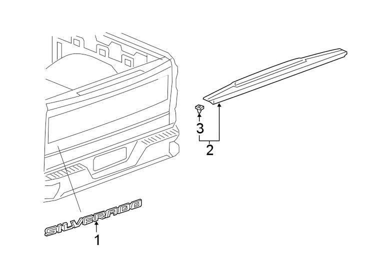 1PICK UP BOX. EXTERIOR TRIM.https://images.simplepart.com/images/parts/motor/fullsize/GH19768.png