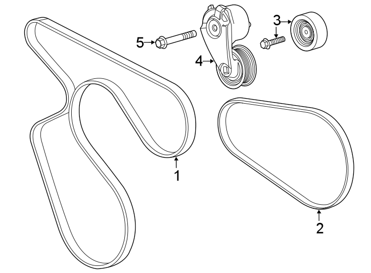 Diagram Belts & pulleys. for your 2015 GMC Sierra 2500 HD 6.6L Duramax V8 DIESEL A/T 4WD SLE Extended Cab Pickup Fleetside 