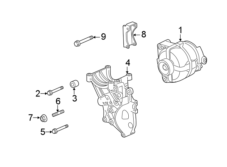 Diagram Alternator. for your 2002 Chevrolet Blazer   