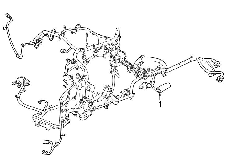 Diagram Wiring harness. for your 2003 Chevrolet Silverado   