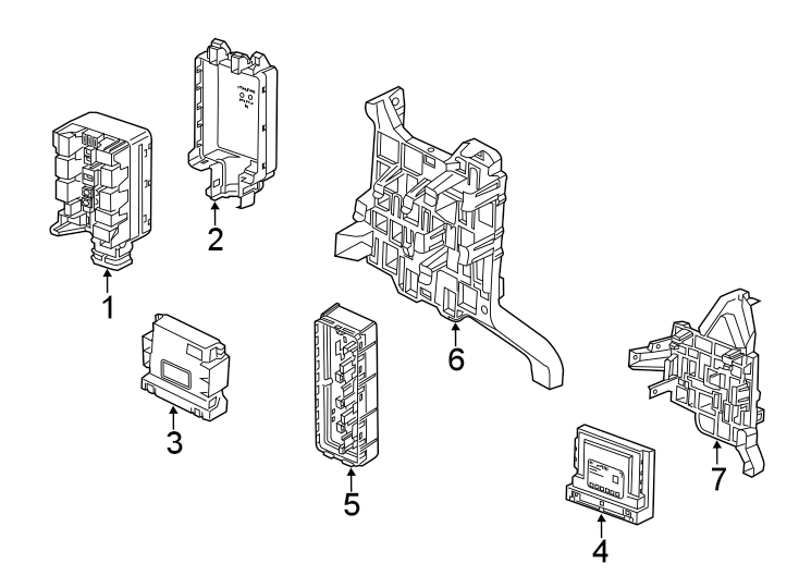 Diagram Fuse & RELAY. for your 2014 Buick Enclave  Convenience Sport Utility  