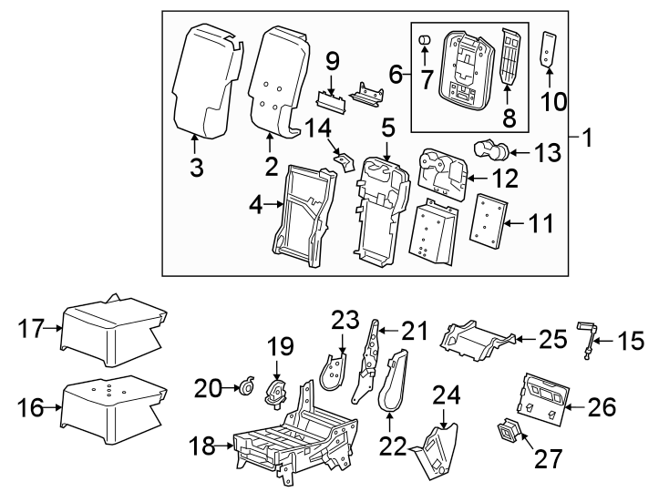 17Seats & tracks. Front seat components.https://images.simplepart.com/images/parts/motor/fullsize/GH20676.png