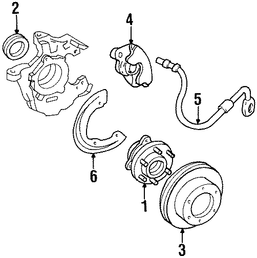 6FRONT SUSPENSION. BRAKE COMPONENTS.https://images.simplepart.com/images/parts/motor/fullsize/GH88094.png