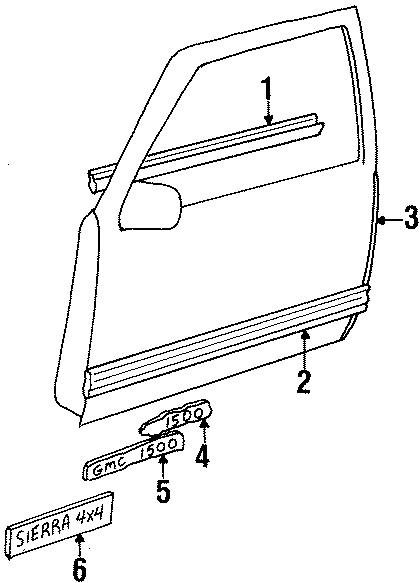 2FRONT DOOR. EXTERIOR TRIM.https://images.simplepart.com/images/parts/motor/fullsize/GH88200.png