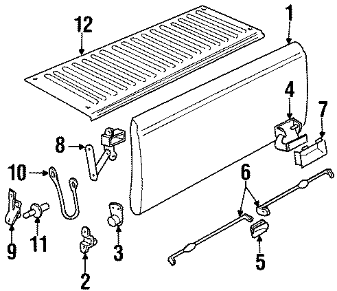 8PICK UP BOX. TAIL GATE.https://images.simplepart.com/images/parts/motor/fullsize/GH88242.png