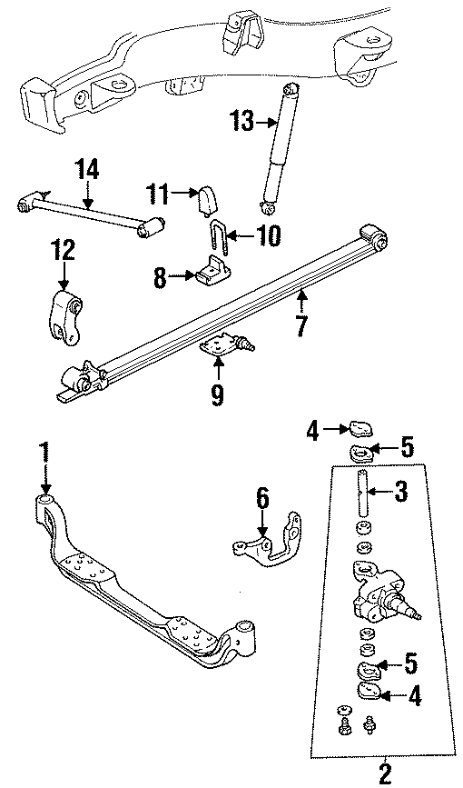 FRONT SUSPENSION. SUSPENSION COMPONENTS. Diagram