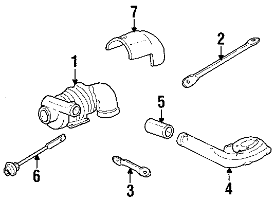 TURBOCHARGER & COMPONENTS.