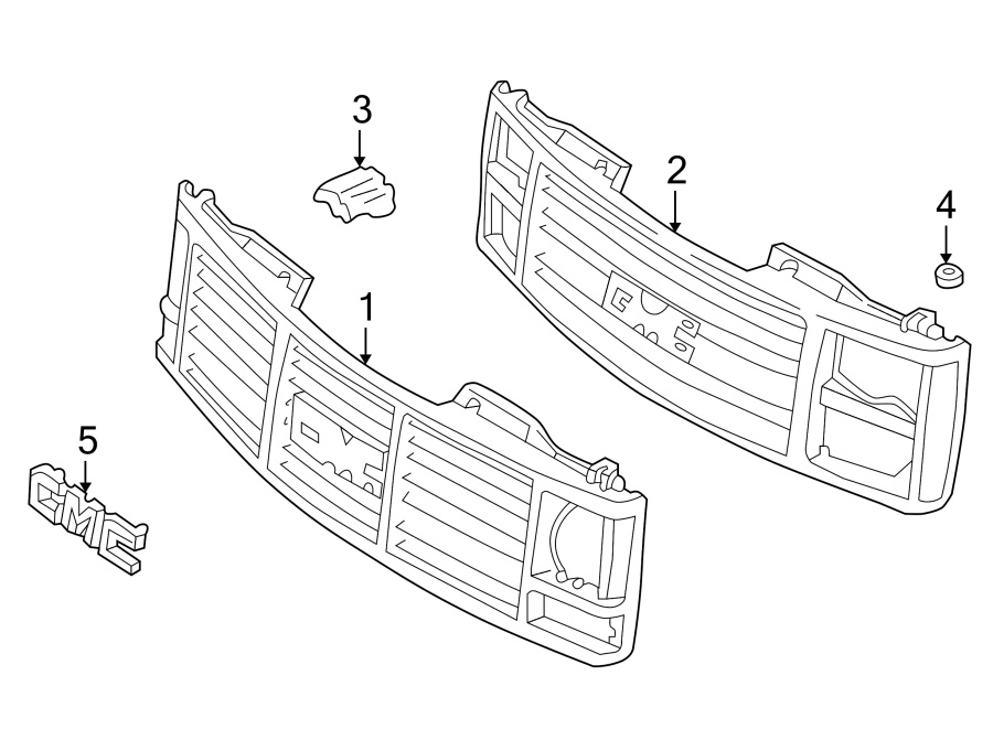 GRILLE & COMPONENTS.