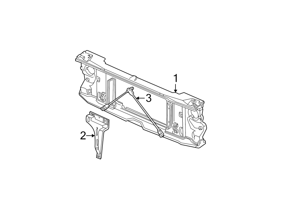 RADIATOR SUPPORT.