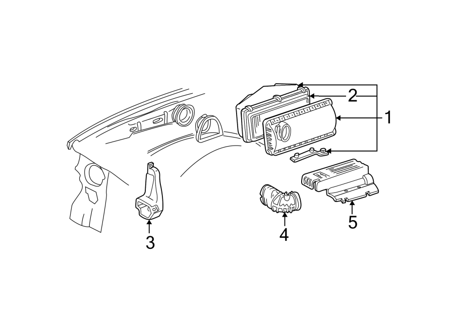 Diagram AIR INTAKE. for your 2020 Chevrolet Spark 1.4L Ecotec M/T ACTIV Hatchback 