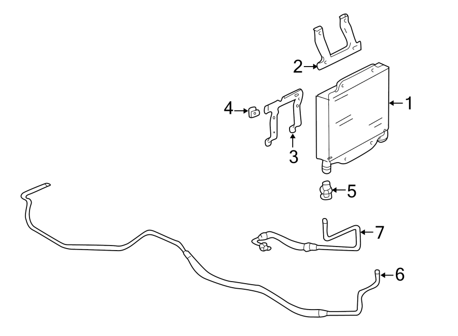 Diagram TRANS oil cooler. for your 2013 Chevrolet Equinox   