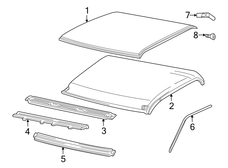 Diagram W/O easy access cargo door. for your 1998 Chevrolet K1500  Silverado Extended Cab Pickup Fleetside 4.3L Vortec V6 M/T 