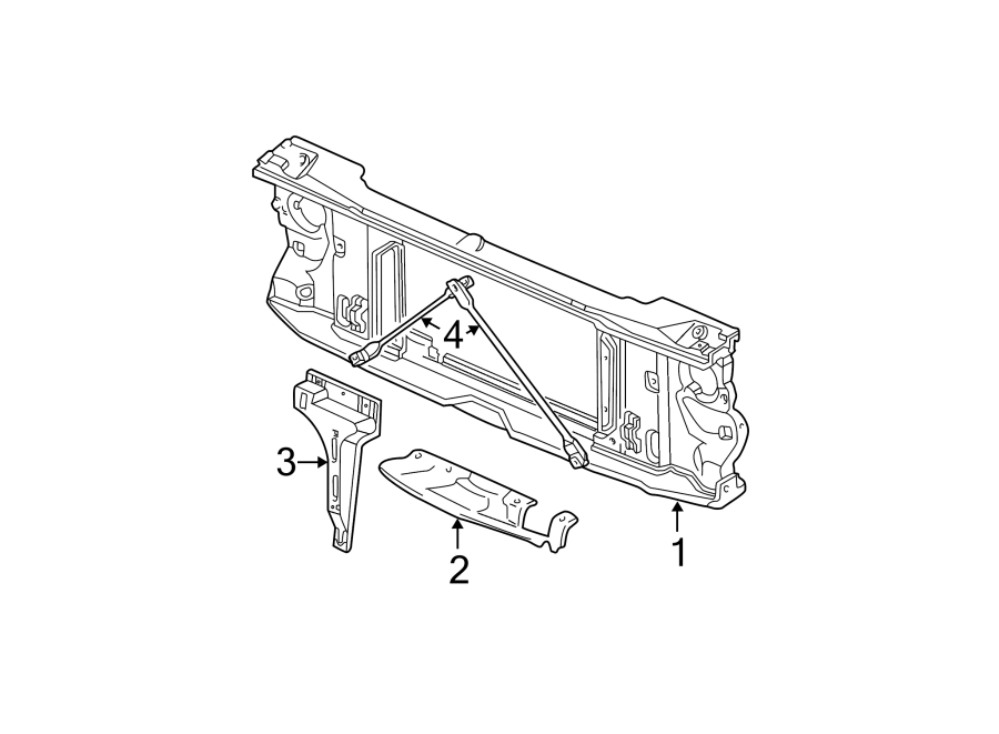 RADIATOR SUPPORT.