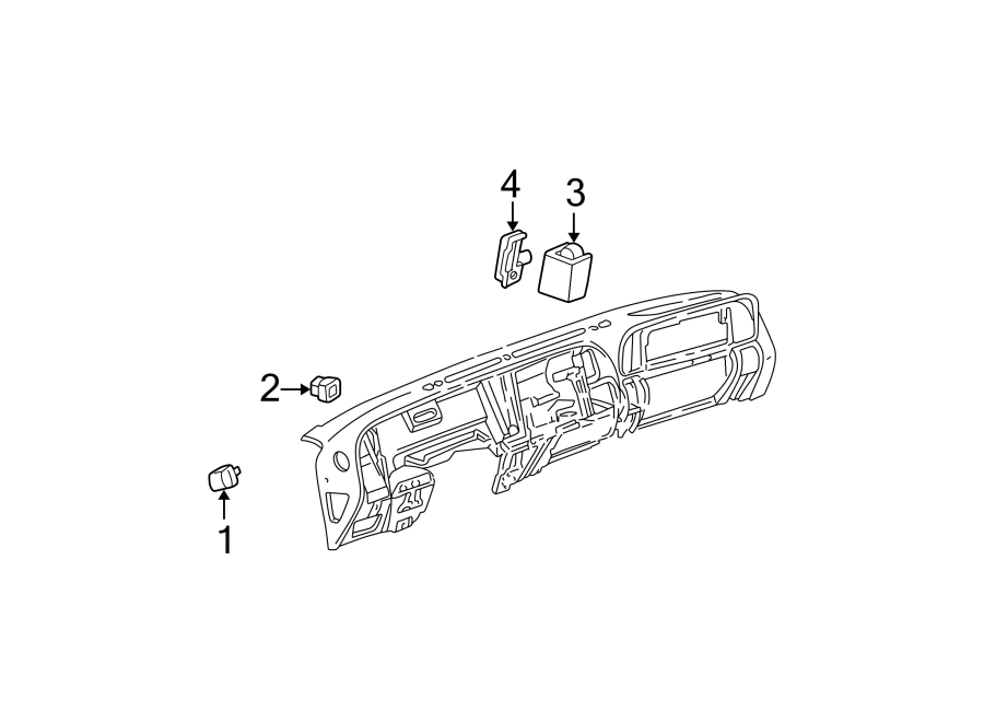 DAYTIME RUNNING LAMP COMPONENTS.