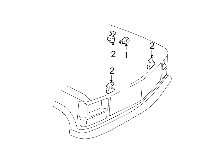 Diagram ELECTRICAL COMPONENTS. for your 1997 Chevrolet K1500  Silverado Extended Cab Pickup Fleetside 5.0L Vortec V8 A/T 