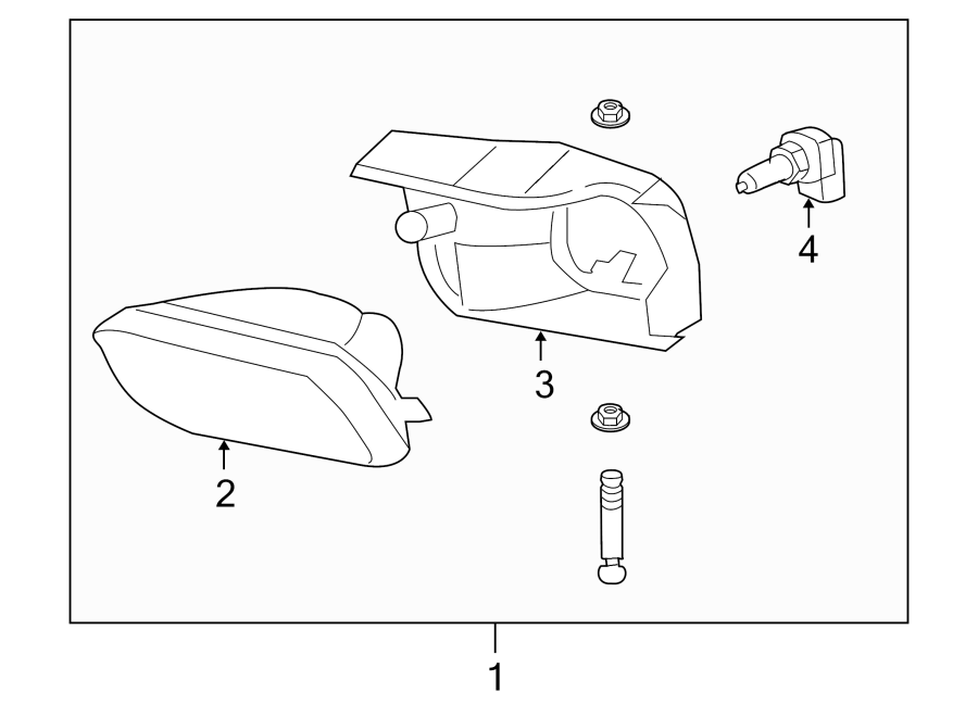 Diagram Front lamps. Fog lamps. for your 2018 Chevrolet Spark  ACTIV Hatchback 