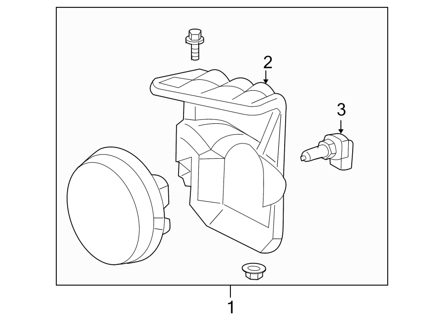 Diagram FRONT LAMPS. FOG LAMPS. for your 2002 GMC Sierra 3500 6.0L Vortec V8 A/T 4WD SLE Standard Cab Pickup 