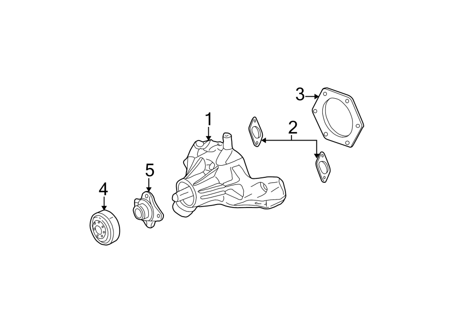 Diagram WATER PUMP. for your 1998 Chevrolet Blazer   