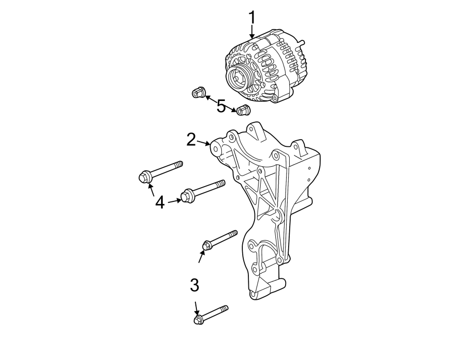 Diagram ALTERNATOR. for your 2011 GMC Sierra 2500 HD 6.0L Vortec V8 FLEX A/T 4WD WT Extended Cab Pickup Fleetside 