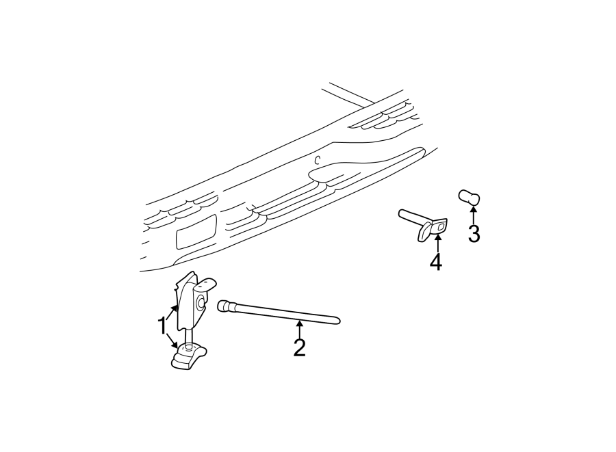 Diagram SPARE TIRE CARRIER. CARRIER & COMPONENTS. for your 2013 Chevrolet Camaro ZL1 Coupe 6.2L V8 M/T 