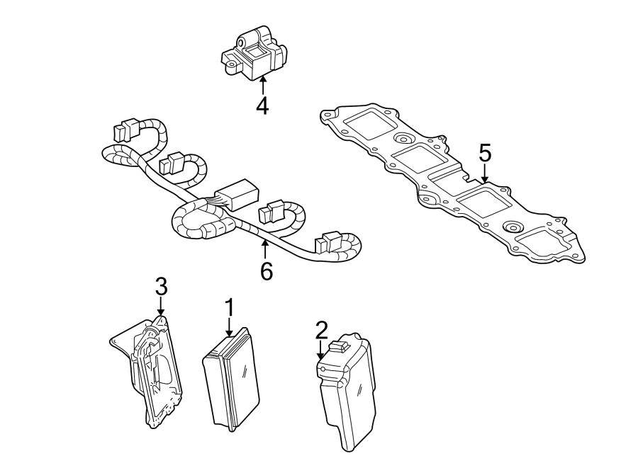 Diagram Ignition system. for your 2005 Chevrolet Silverado 3500 Base Standard Cab Pickup 6.0L Vortec V8 CNG M/T 4WD 