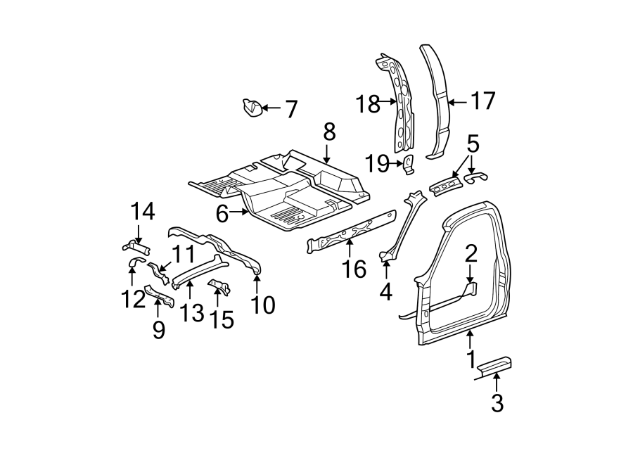 Diagram Uniside. for your 2005 Chevrolet Silverado 3500 LS Standard Cab Pickup 6.0L Vortec V8 CNG M/T RWD 