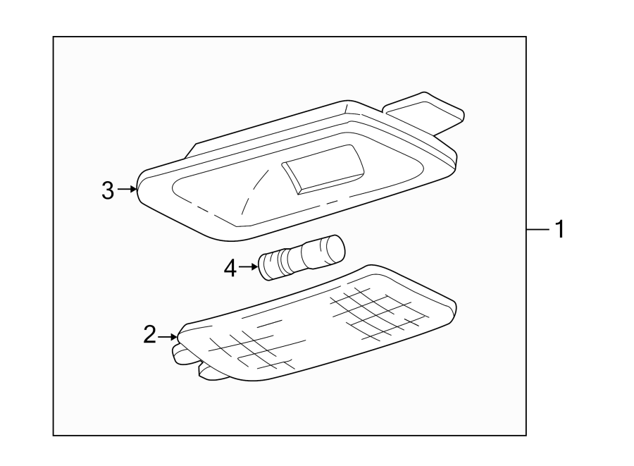 Diagram Interior trim. for your Chevrolet