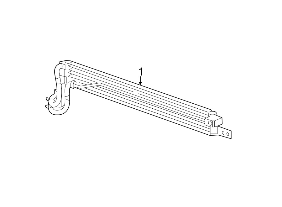 Diagram TRANS OIL COOLER. for your 2020 Cadillac CT6   