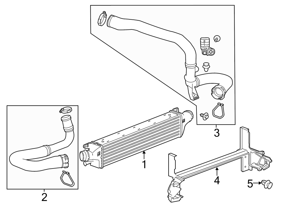 Diagram INTERCOOLER. for your Chevrolet Trax  