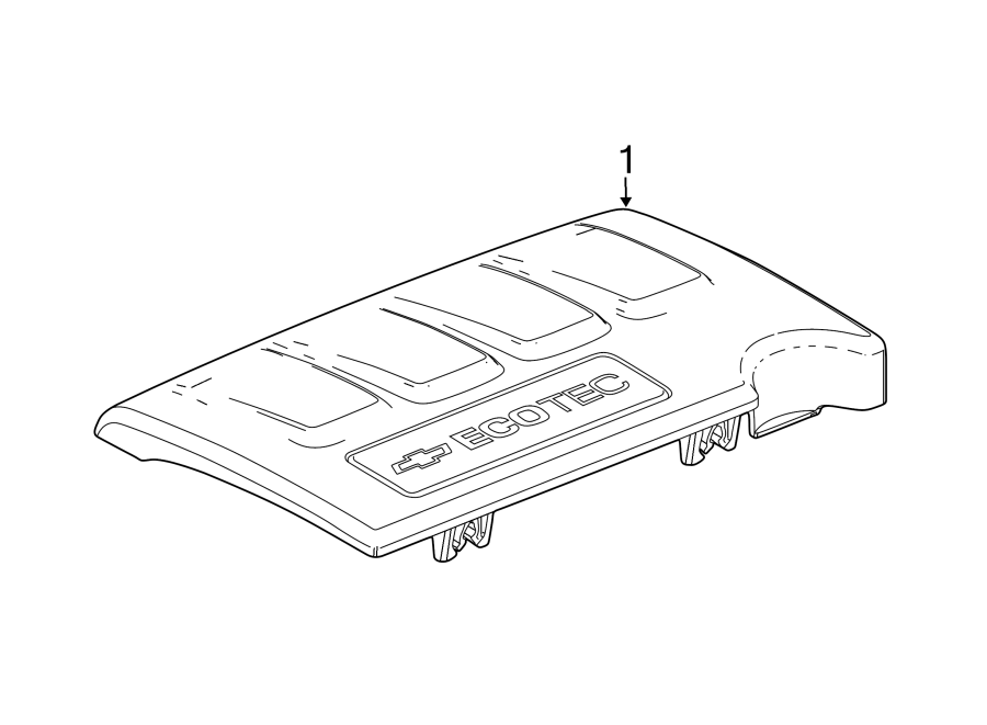 1ENGINE / TRANSAXLE. ENGINE APPEARANCE COVER.https://images.simplepart.com/images/parts/motor/fullsize/GJ15205.png