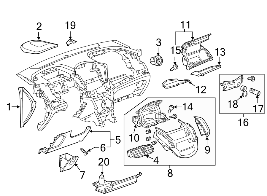 8INSTRUMENT PANEL COMPONENTS.https://images.simplepart.com/images/parts/motor/fullsize/GJ15300.png