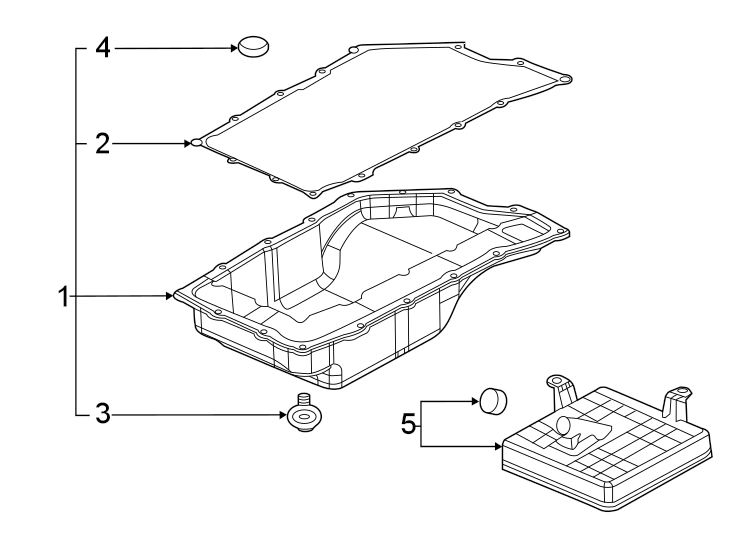 Transmission components. Diagram