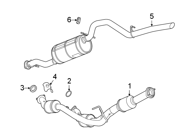 5Exhaust system. Exhaust components.https://images.simplepart.com/images/parts/motor/fullsize/GJ20358.png