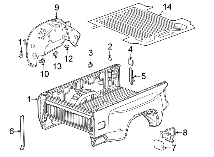 Diagram Pick up box. for your 1997 Buick Century   