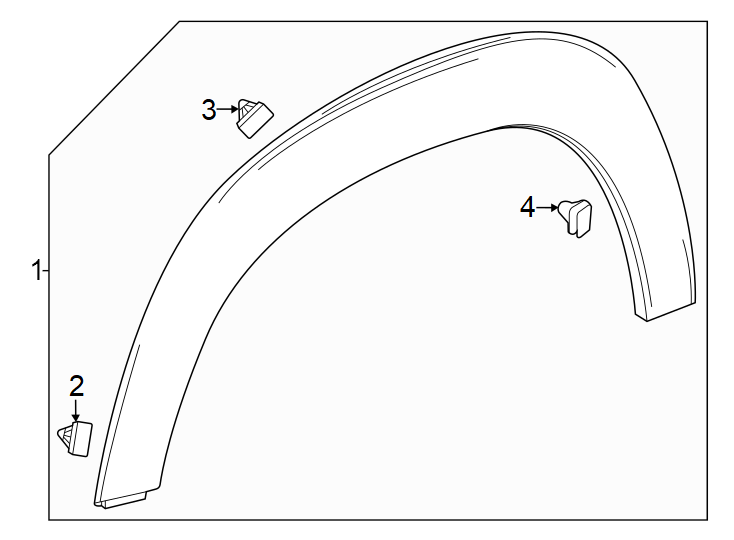 1Fender. Exterior trim.https://images.simplepart.com/images/parts/motor/fullsize/GJ24120.png