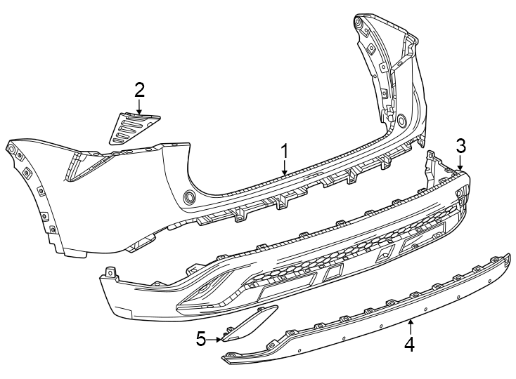 Chevrolet Trax Bumper Cover (Upper) 42854023 Stingray Chevrolet