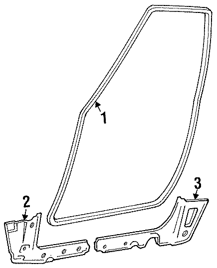 Diagram PILLARS. ROCKER & FLOOR. INTERIOR TRIM. for your Geo Tracker  