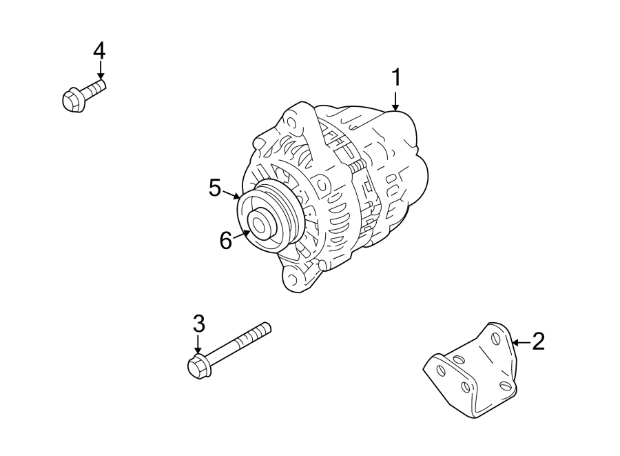 Diagram ALTERNATOR. for your 2021 GMC Sierra 2500 HD 6.6L V8 A/T RWD SLE Standard Cab Pickup Fleetside 