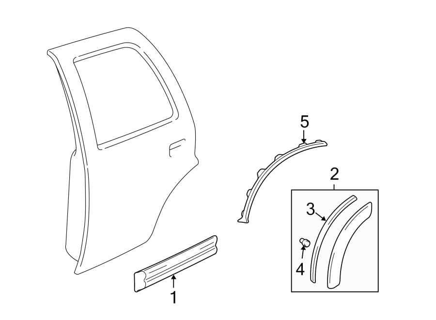 1REAR DOOR. EXTERIOR TRIM.https://images.simplepart.com/images/parts/motor/fullsize/GJ99379.png