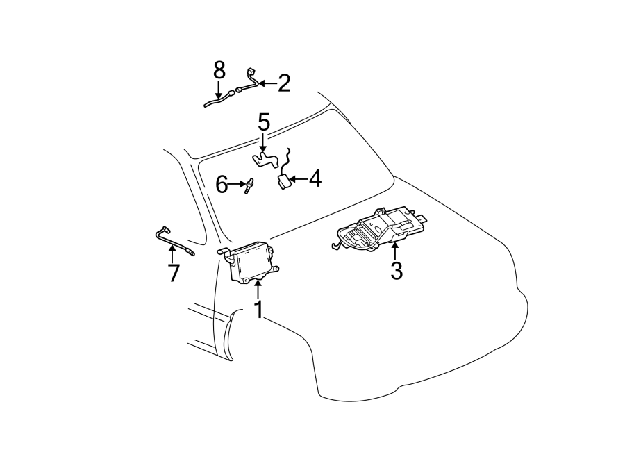 NAVIGATION SYSTEM COMPONENTS.